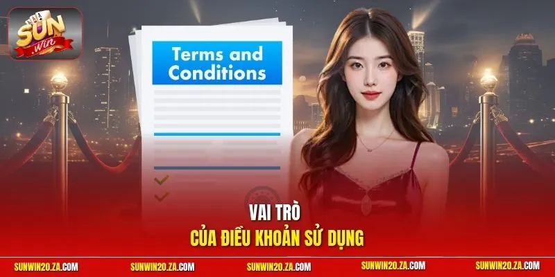 Vai trò của điều khoản sử dụng